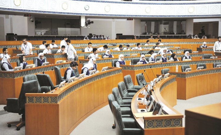 جانب من الورشة التدريبية لأعضاء برلمان الطالب﻿