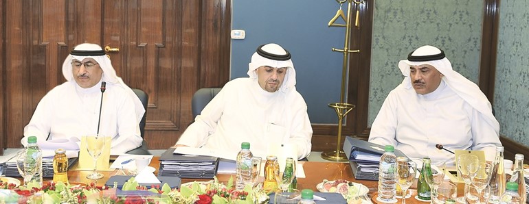 الشيخ صباح الخالد وانس الصالح ود. محمد الفارس﻿