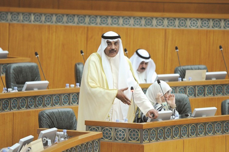 الشيخ صباح الخالد متحدثا﻿
