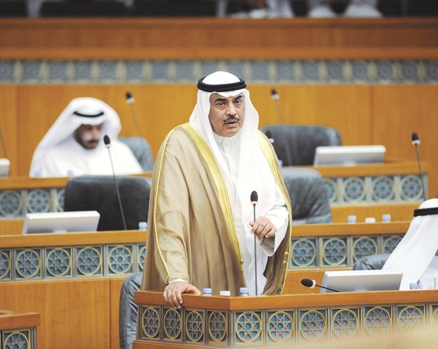  ﻿الشيخ صباح الخالد متحدثا﻿