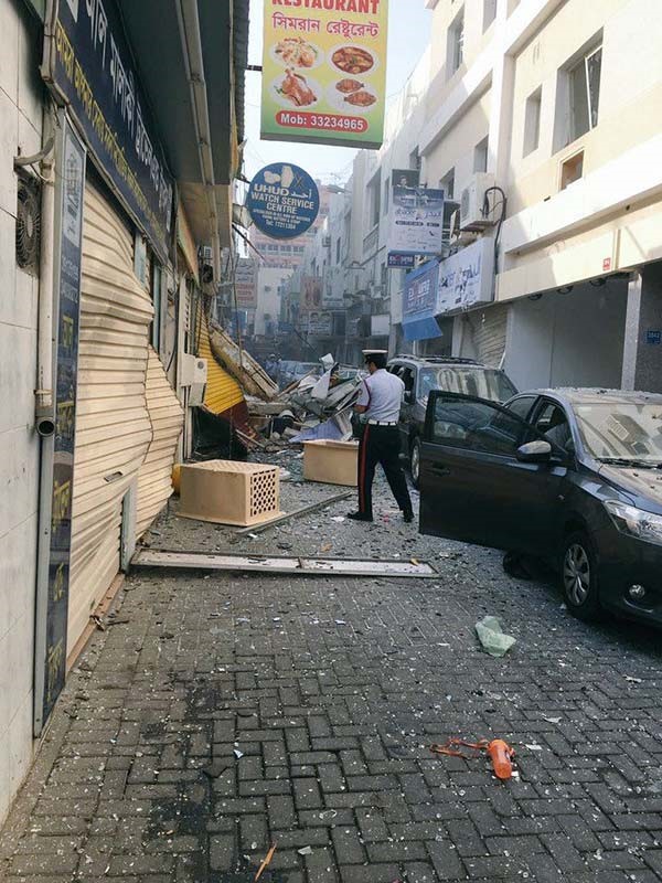 البحرين: تسرب غاز وراء انفجار وقع في مطعم وسط العاصمة المنامة