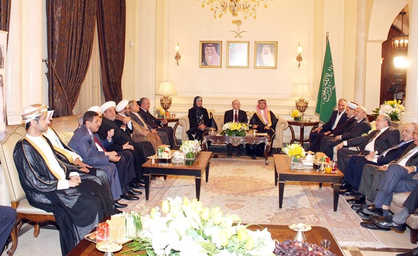 جانب من ندوة تكريم الامام المغيب موسى الصدر في دارة السفارة السعودية في بيروت(محمود الطويل)﻿