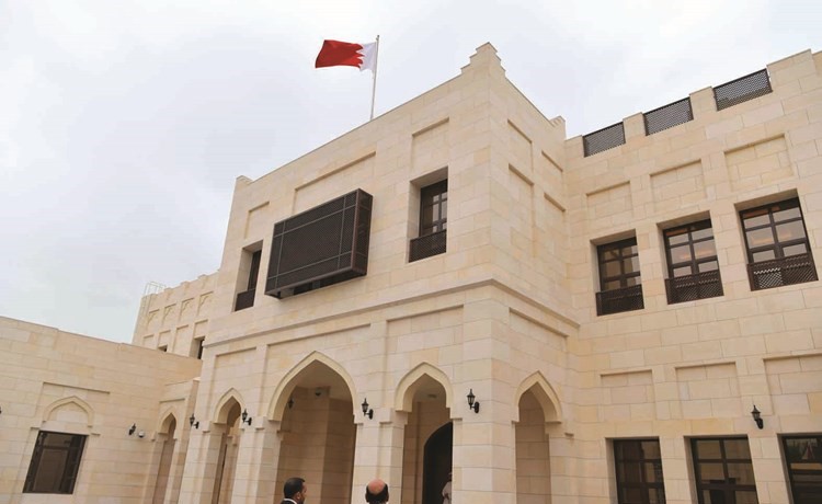 مبنى سفارة البحرين الجديد في منطقة الدعية