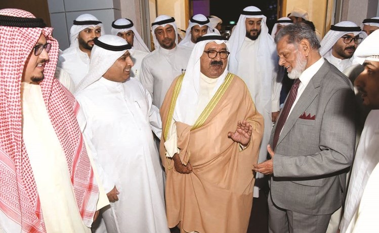 الشيخ ناصر صباح الأحمد خلال افتتاح مؤتمر الكويت في المؤشرات الدولية		(احمد علي)﻿