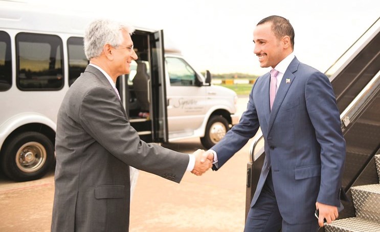 رئيس مجلس الأمة مرزوق الغانم لدى وصوله واشنطن﻿