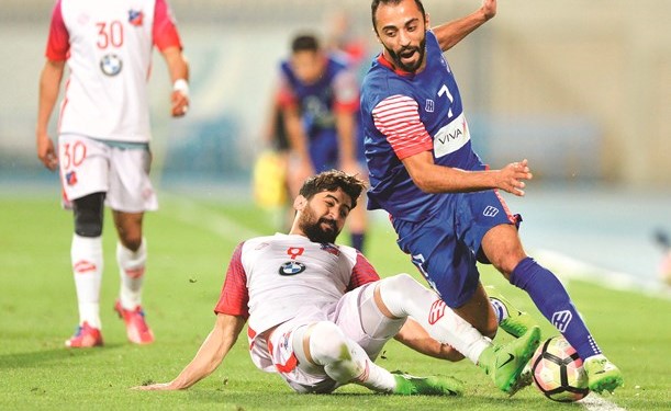 عبدالهادي خميس يوقف انطلاقة حمد امان﻿