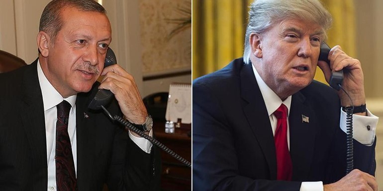 البيت الأبيض: ترامب يشكر إردوغان على دعمه للضربة الجوية في سوريا ويهنئه على الاستفتاء