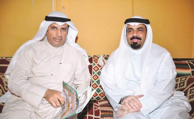 د. فالح العزب وحسين بن صامل ﻿