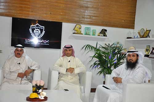 العتل والعنزي والعجمي خلال اللقاء