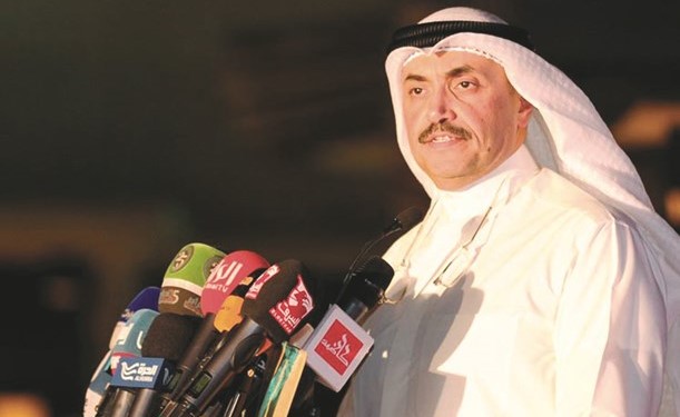 النائب محمد المطير متحدثا في الندوة أمس﻿