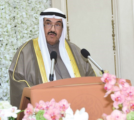 سمو الشيخ ناصر المحمد يلقي كلمته ﻿