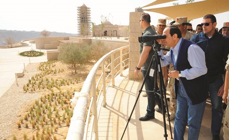السيسي يتابع آخر تطورات مشروع العاصمة الإدارية الجديدة﻿
