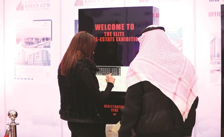 جانب من معرض سابق لمجموعة اسكان جلوبل﻿