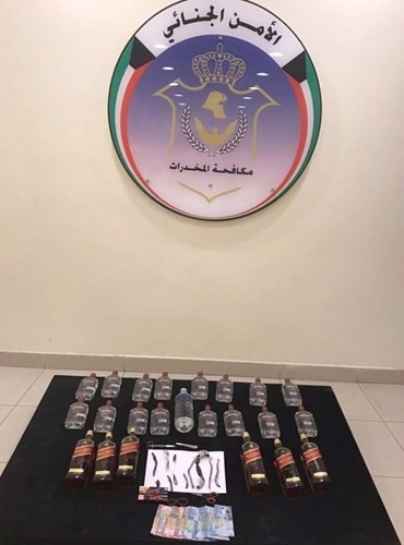خمور مستوردة في قبضة المكافحة قبل أن تضخ في السوق المحلي﻿