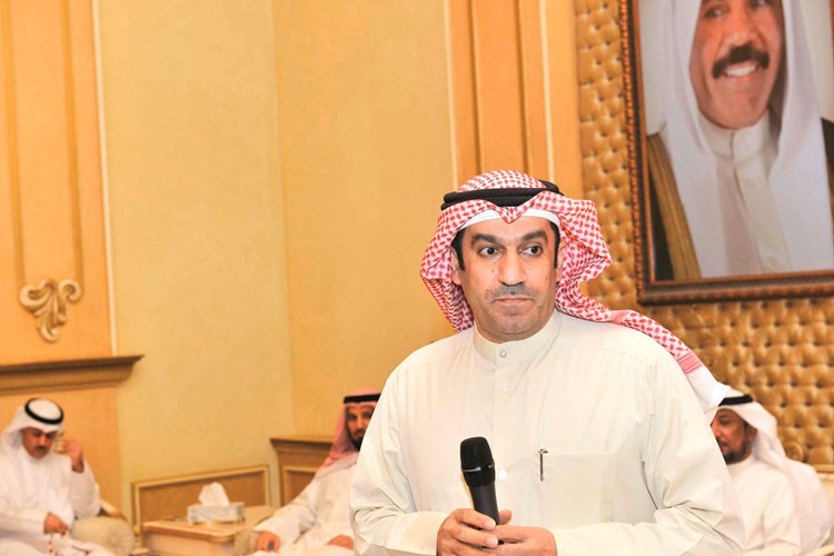 احمد الشحومي يلقي كلمته ﻿
