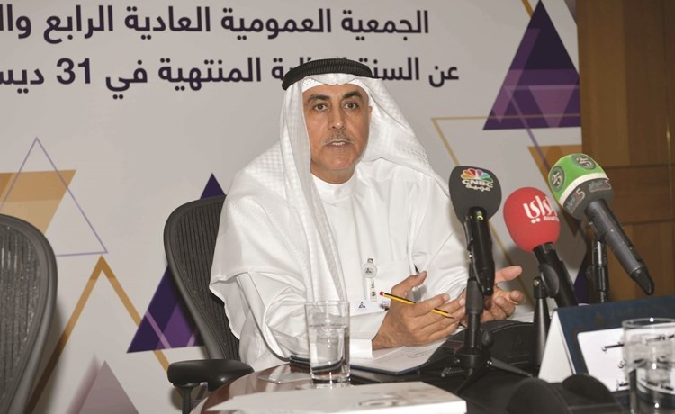 بدر السبيعي متحدثا خلال المؤتمر الصحافي(قاسم باشا)﻿