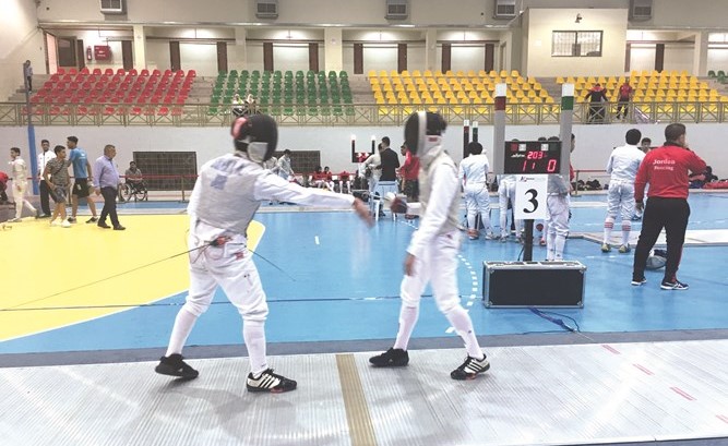 منافسة قوية في البطولة العربية للمبارزة﻿