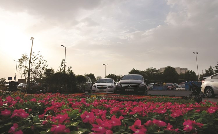 سحب في سماء الكويت عصر أمس بعد رياح وغبار الصباح	(احمد علي)﻿