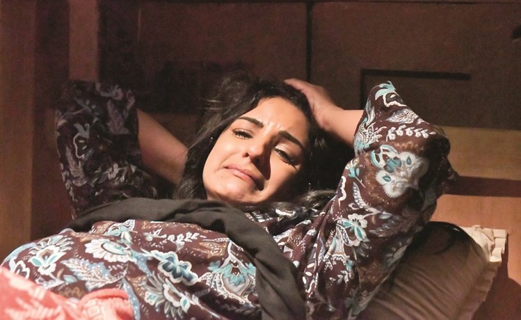 مرام في مشهد من العمل﻿