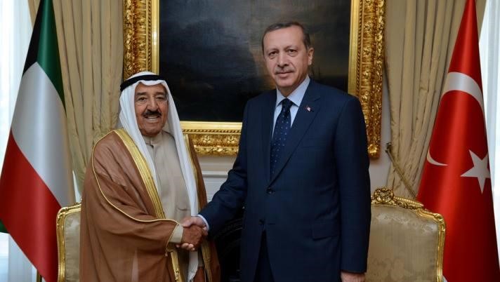  صاحب السمو الأمير الشيخ صباح الأحمد والرئيس التركي رجب طيب أردغان