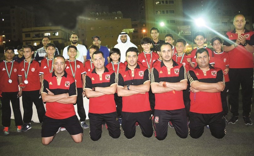 الأبطال مع عثمان ومهنا وعبدالغفور ومعز عثمان ﻿