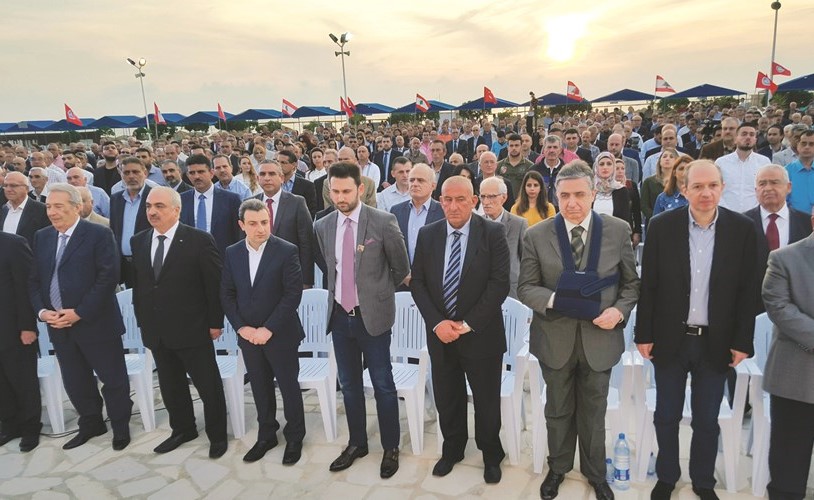 جانب من احتفال الحزب التقدمي الاشتراكي بعيد العمال والذكرى 68 لتأسيسه برعاية النائب وليد جنبلاط ممثلا بالنائب وائل ابو فاعور(محمود الطويل) ﻿