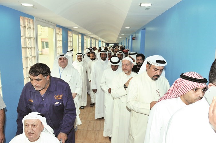 جانب من عملية الاقتراع﻿