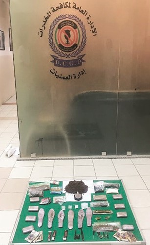 المخدرات التي تم ضبطها في الطرود البريدية ﻿