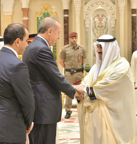 سمو الشيخ ناصر المحمد مرحبا بالرئيس أردوغان﻿