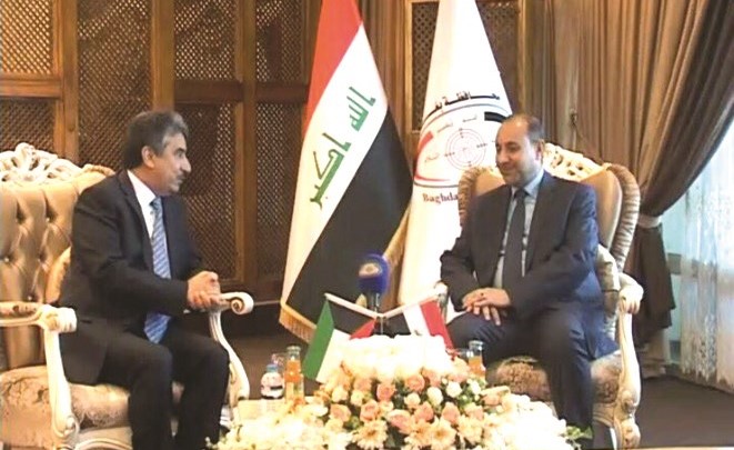 السفير سالم الزمانان ومحافظ بغداد عطوان العطواني﻿