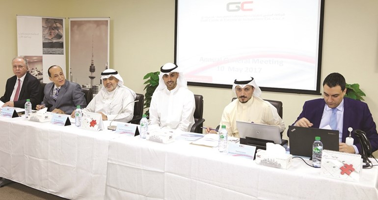 الخرافي مترئسا عمومية شركة الخليج للكابلات والصناعات الكهربائية أمس﻿
