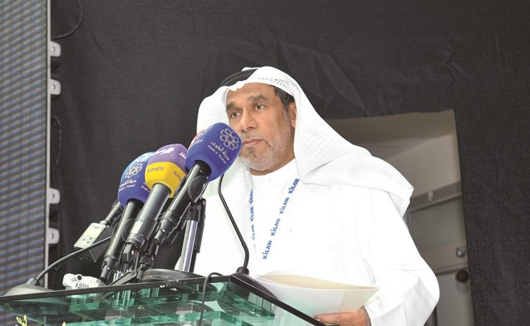 د.محمد المقاطع متحدثا في افتتاح المؤتمر﻿