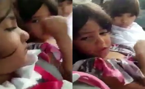 فيديو يثير غضب المغردين.. امرأة توثق بهاتفها وهي تلقي كلمات على طفلة عن أمها وتبكي بحرقة!