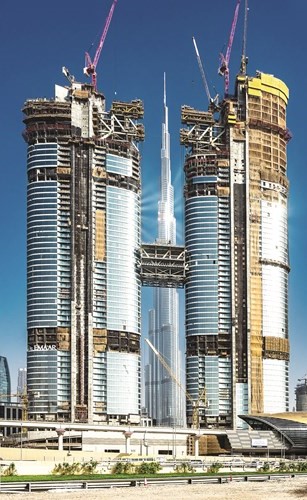 «إعمار» تنجز تحفتها الهندسية الجديدة «سكاي بريدج» في وسط مدينة دبي