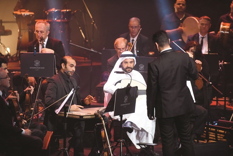 د. صلاح الراشد مشاركا في مقطوعة الشرق والغرب﻿