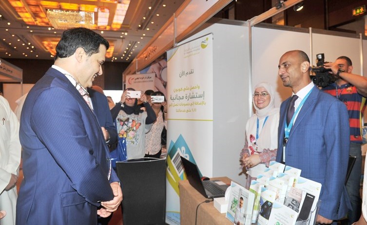 د.الحربي في جناح مستشفى الأمومة﻿