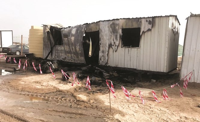 الحرائق بالشدادية محدودة﻿