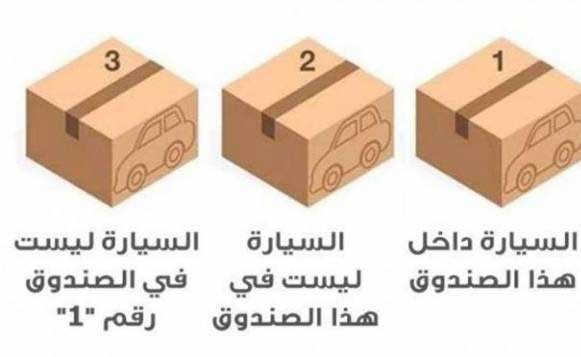 لغز للأذكياء - في أيّ صندوق وضعت السيارة؟ كثيرون لم يعرفوا الإجابة... فماذا عنكم؟