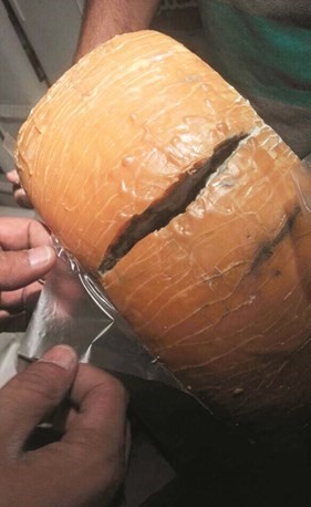 جانب من المواد الغذائية الفاسدة ﻿
