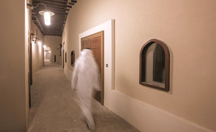 جزء من أروقة منطقة السوق﻿