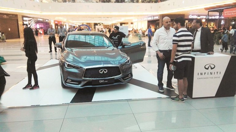 «إنفينيتي البابطين» عرضت «Q60 سبورت كوبيه» الجديدة في «الأفنيوز»