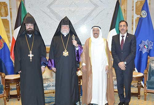 الأمير يستقبل غبطة البطريرك الكاثوليكوس آرام الأول