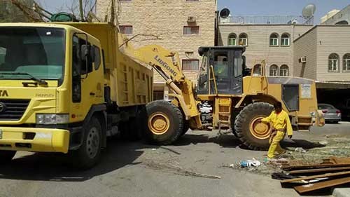 رفع 126 درباً من المخلفات و5 سيارات مهملة في "مبارك الكبير"
