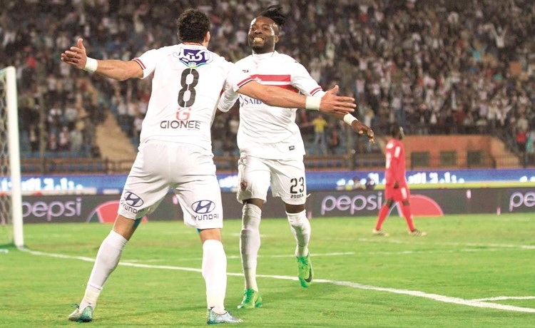 ستانلي سجل الهدف الأول للزمالك﻿