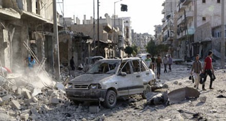 قتلى وجرحى بانفجار سيارة مفخخة بمدينة حمص في سوريا