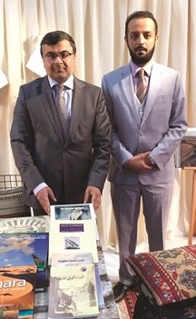 جانب من مشاركة الكويت في الجناح العربي بالمعرض ﻿
