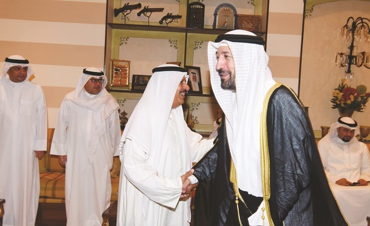 الشيخ علي سالم العلي مهنئا﻿
