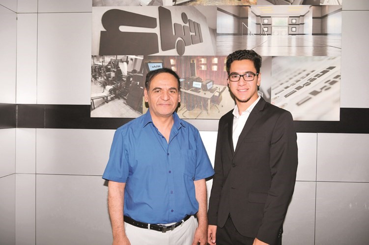 مصطفى سعد ووالده﻿