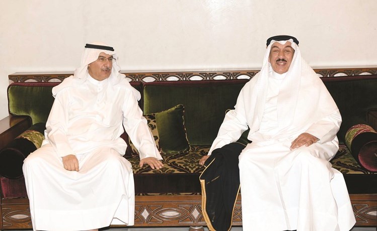 د. رشيد الحمد مهنئا الفريق م. فهد الأمير﻿