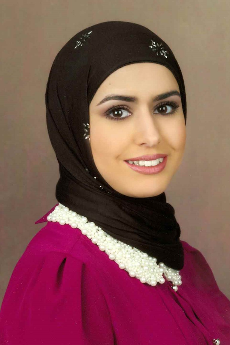 الطالبة رنا العسكر تفوز بجائزة مشاريع طلبة الدراسات العليا